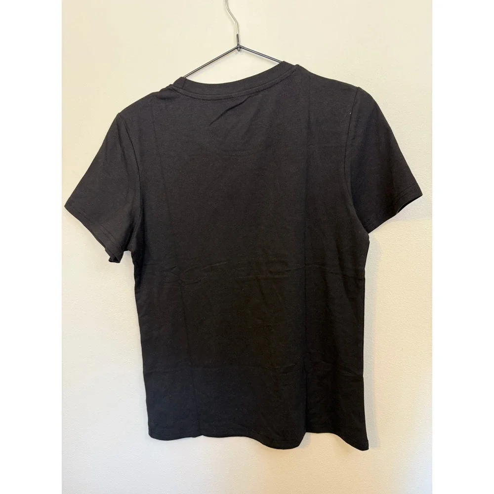 Unbranded Fairy Star Heart Graphic Tee Women Size S Black Excellent Short Sleeve